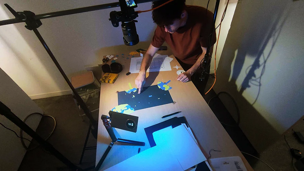 Affiche pour le tournoi des candidats 2024 de jeu d'échecs à Toronto, créée par Médéric Chapiseau. Design inspiré par le manga.